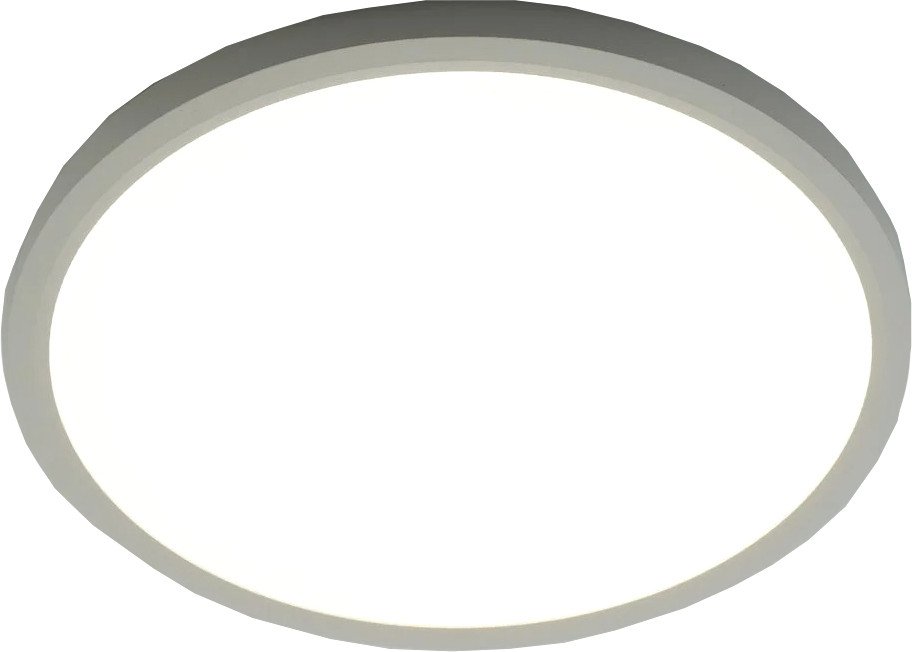 Припотолочная люстра Estares Round 38W R-400x25-WHITE/WHITE-220-IP44 4000K