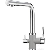 Смеситель Granula для кухни GR-3015, хром/алюминиум Granula