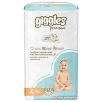 Подгузники Giggles Premium Maxi 4 Jumbo Pack (54 шт)
