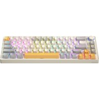 Клавиатура Cyberlynx ZA68 Beige Gray Yellow (TNT Yellow)