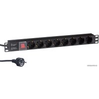Блок розеток ExeGate ServerPro PDU-19H804 Al-8S-EU2.5CU-SW