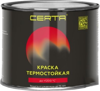 

Эмаль Certa Термостойкая 8017 800С 0.4 кг (коричневый)