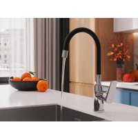 Смеситель Cersanit Moduo однорычажный с гибким изливом 64842 (хром)