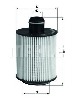 

Масляный фильтр Mahle Knecht OX553D