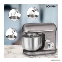 Планетарный миксер Bomann KM 6010 CB (серый) в Бресте