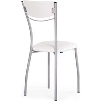 Стул Woodville Goki (белый полимер/светлый мусс)