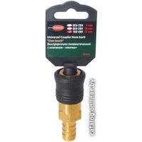 Фитинг RockForce Быстроразъем пневмат с клап елочка 12 мм RF-SE6-4SH