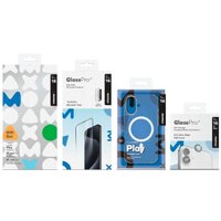 Чехол для телефона Momax Protection Bundle Set для iPhone 16 MXAP24STGS