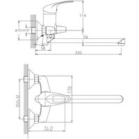 Смеситель Valfex Harma Chrome VF.2203