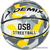 Баскетбольный мяч Demix BRSTREEAO7 (7 размер, серый/желтый)