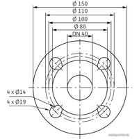 Циркуляционный насос Wilo TOP-SD 40/7 (1~230 V, PN 6/10)