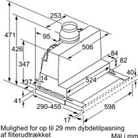 Кухонная вытяжка Bosch Serie 4 DFS067A51