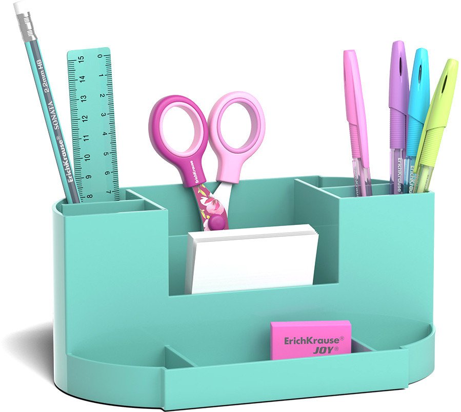 

Настольный набор Erich Krause Victoria Pastel Mint 53685 мятный (9 предм)