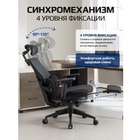 Офисное кресло Evolution LumbarPro FR (черный)