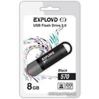 USB Flash Exployd 570 8GB (черный)