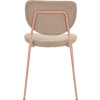 Стул Stool Group Gigi DRC-9155 (коричневый/ножки розовые)