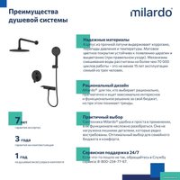 Душевая система  IDDIS Rora RORBL02M67