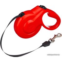 Поводок-рулетка Fida Styleash лента 5 м L 202675 (красный)