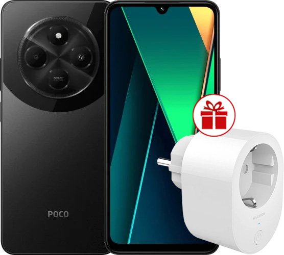 

Телефон POCO C75 8GB/256GB международная версия (черный) + умная розетка Xiaomi Smart Plug 2 Wi-Fi ZNCZ302KK (международная версия) по акции