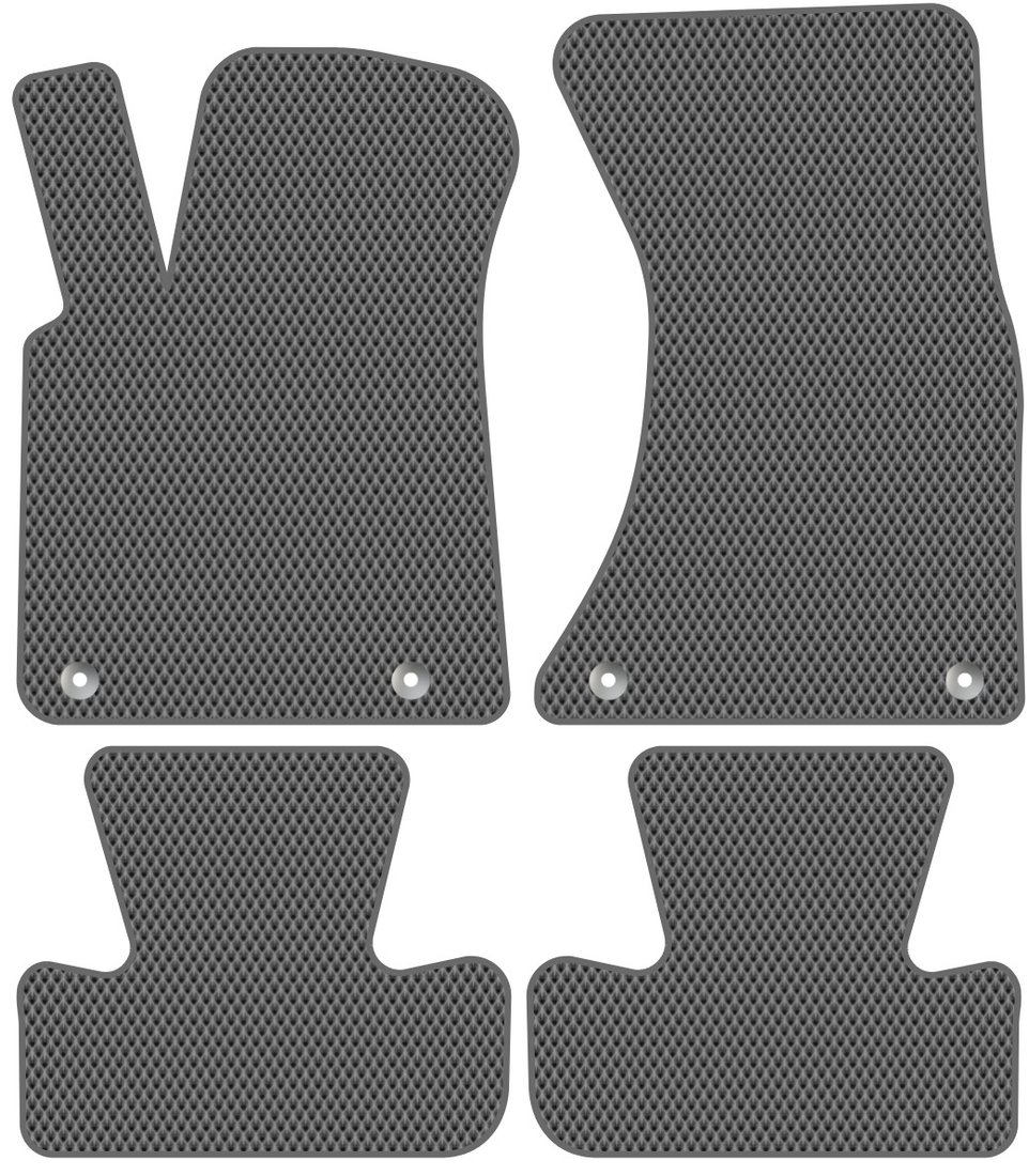 

Комплект ковриков для авто Alicosta Audi Q5 I (suv / 8R, 8RB) 2008 - 2017 (серый, ромб)