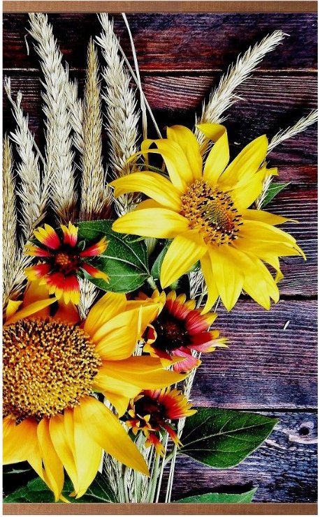 

Инфракрасный обогреватель ТеплоМакс Домашний очаг (подсолнухи)