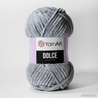 Пряжа для вязания Yarnart Dolce 100% микрополиэстер 782 100 г (120 м, серебро)