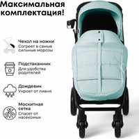 Коляска прогулочная «книга» Bubago Model Cross City BG 155-1 (cветло-зеленый)