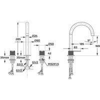 Смеситель Maxonor Pure Life PL1387-6