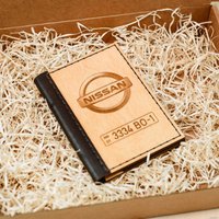 Обложка на паспорт Творческая мастерская "Пуговка" Анастасии Минич С лого авто