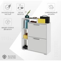 Тумба для обуви Стендмебель Дина-1 (белый/белый) в Гомеле