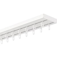 Карниз для штор Эскар Эконом 2-рядный 280008350 (350см, белый)