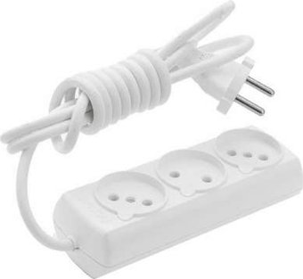 Удлинитель Borsan BR-1543-5 (5 м, белый)