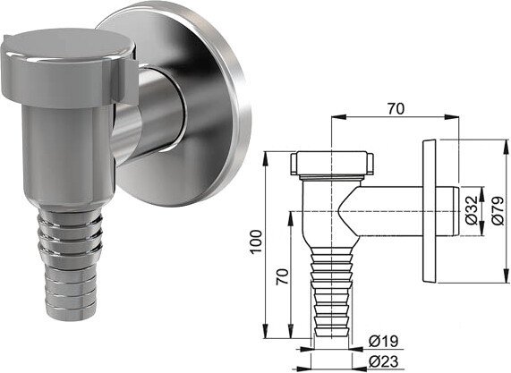 

Сифон Alcaplast APS1-BL-01