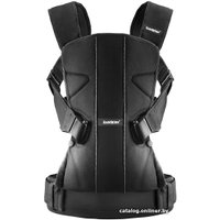 Рюкзак-переноска BabyBjorn One Cotton Mix (черный)