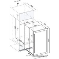 Винный шкаф Dunavox DAB-89.215DSS