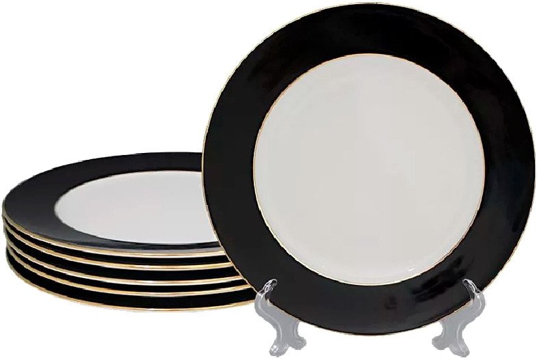 

Набор тарелок Lenardi Black 108-293 (6шт)