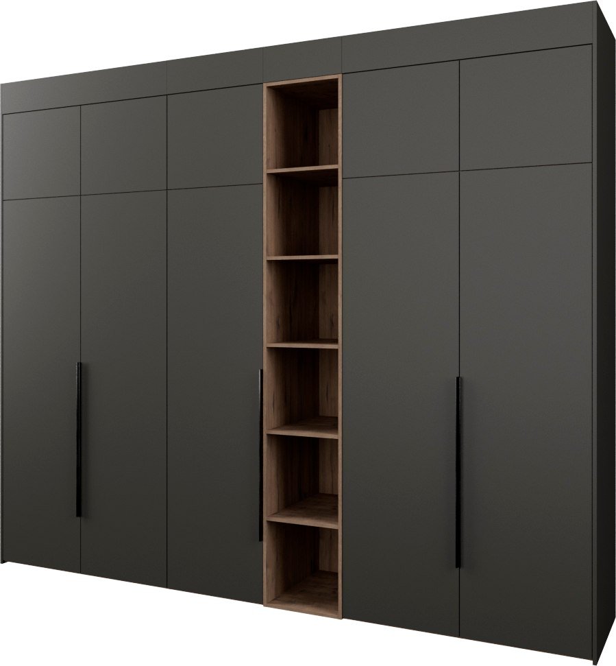 

Шкаф распашной Рэйгрупп Рэй S245-В14-3-WKW В14-3 (дуб веллингтон/кобальт)