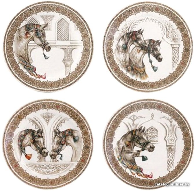 Набор обеденных тарелок Gien Chevaux Du Vent 1751B4AD50