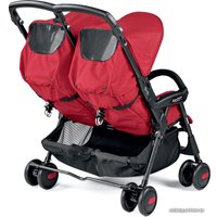Коляска прогулочная «книга» Peg Perego Aria Shopper Twin (красный)