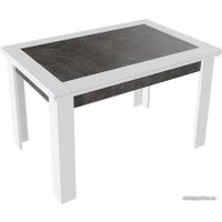 Кухонный стол Трия Хьюстон тип 4 (белый/ателье темный)