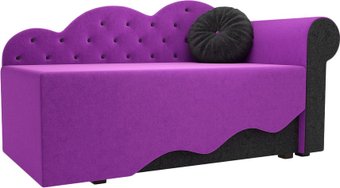 Кровать-тахта Лига диванов Тедди-1 170x70 29529 (фиолетовый/черный)