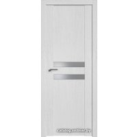 Межкомнатная дверь ProfilDoors 2.03XN L 80х200 (монблан, стекло lacobel cеребряный лак)