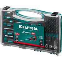 Набор отвертка с битами и головками KRAFTOOL 25815 (50 предметов)