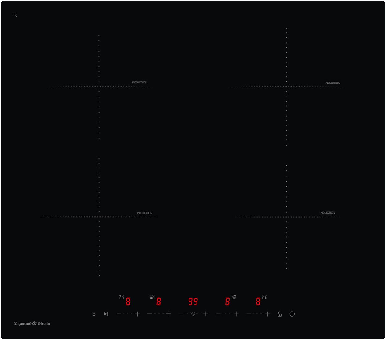 

Варочная панель Zigmund & Shtain CI 22.6 B