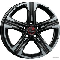 Литые диски Remain R240 17x7" 5x114.3мм DIA 67.1мм ET 48мм Черный с проточкой