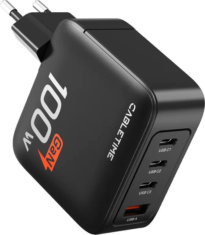 Сетевое зарядное Cabletime G100B (черный)