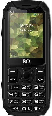 

Кнопочный телефон BQ Tank (черный) [BQ-2428]