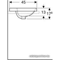 Умывальник Geberit VariForm 500.720.01.2