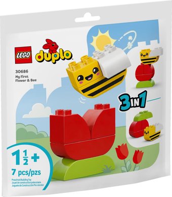 Конструктор LEGO Duplo 30686 Мой первый цветок и пчелка