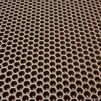 Эва лист для автоковрика Eco Cover Шестиугольник 130x140см (коричневый)